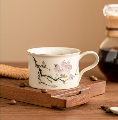 Painted Magnolia Coffee Cup - tangvase