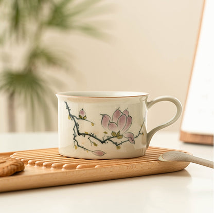 Painted Magnolia Coffee Cup - tangvase