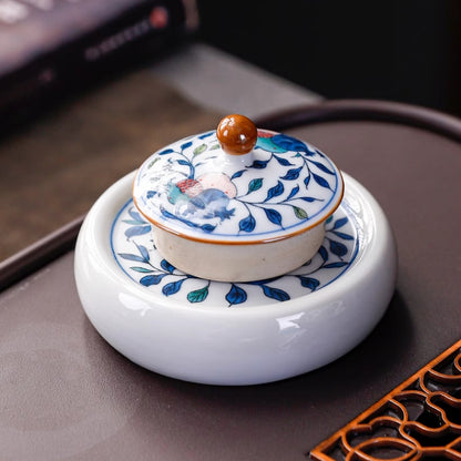 Blue and white porcelain Kung Fu tea set - tangvase