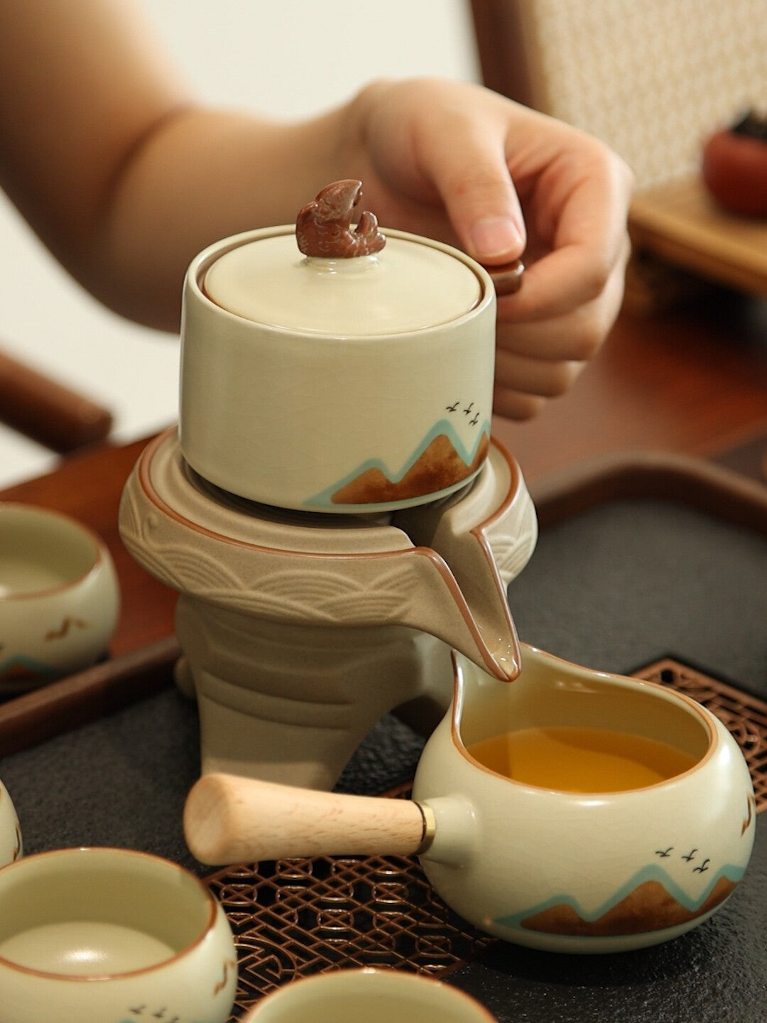 Huangru Kiln Yuanshan Tea Set Gift Box Set