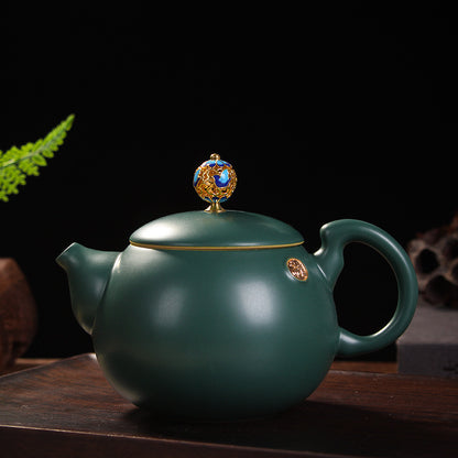 Peacock Green Ceramic Tea Set - tangvase