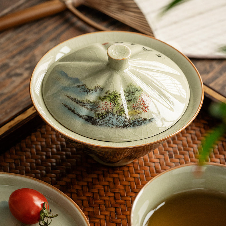 Sancai tea cup - tangvase