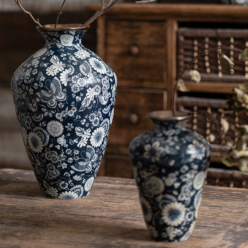 Jingdezhen blue and white ceramic vase - tangvase