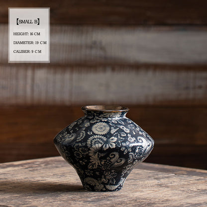 Jingdezhen blue and white ceramic vase - tangvase