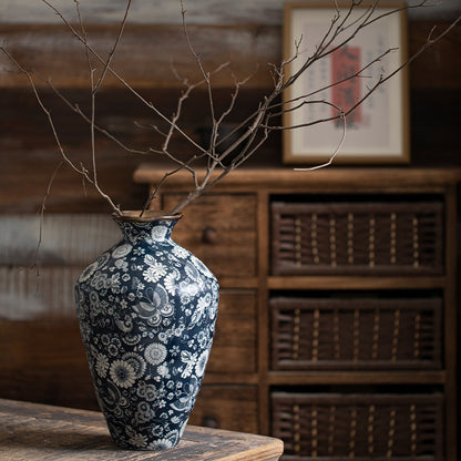 Jingdezhen blue and white ceramic vase - tangvase